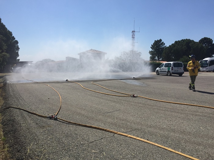 Mangueras en el suelo menos calidad