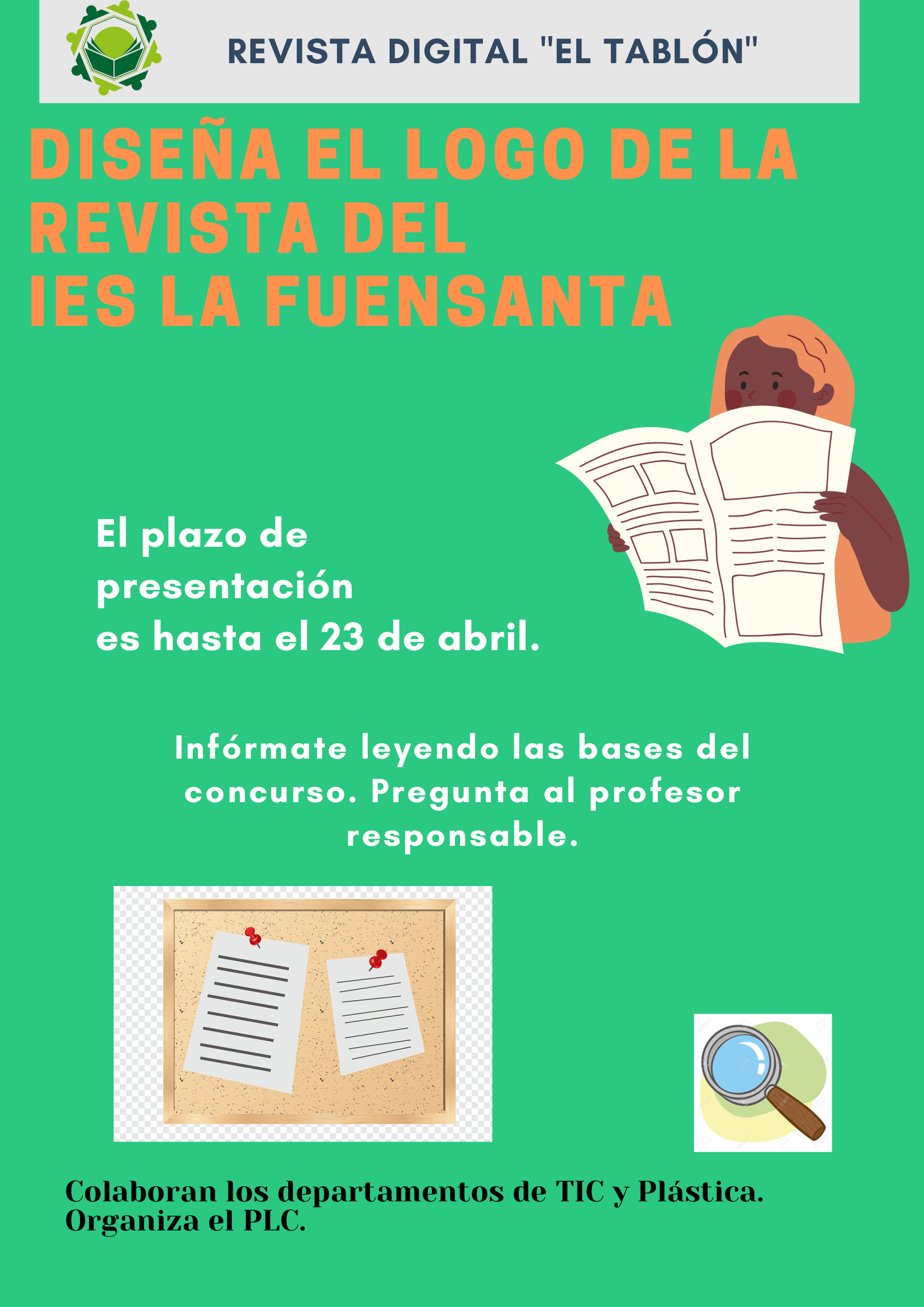 DISENA EL LOGO DE LA REVISTA DEL IES LA FUENSANTA